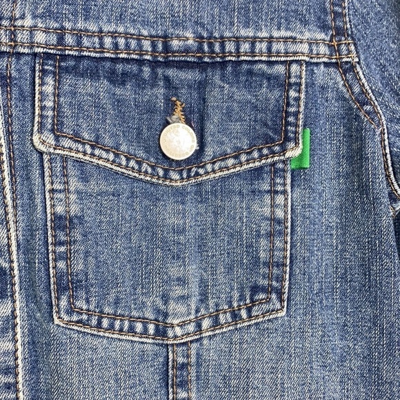 United Colors of Benetton - Jean Bomber Jacket XS - Picture 5 of 10